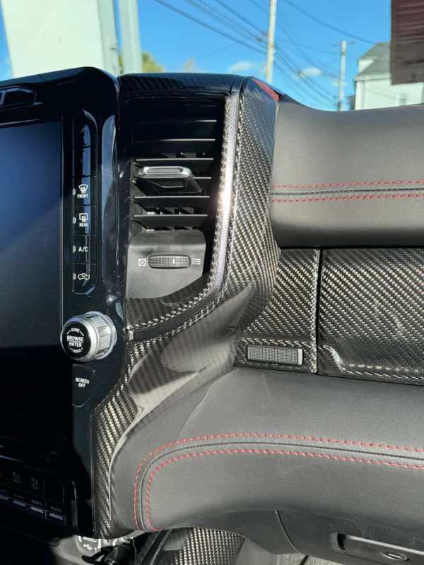 Alternative view of Uconnect Carbon Fiber Side Trim Panels (Ram TRX / RHO)