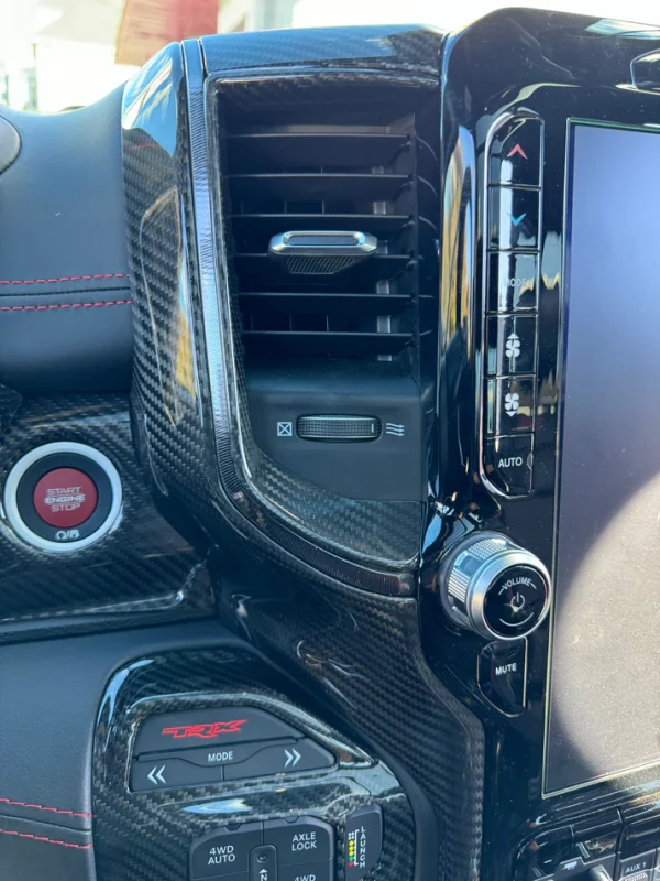 Uconnect Carbon Fiber Side Trim Panels (Ram TRX / RHO)