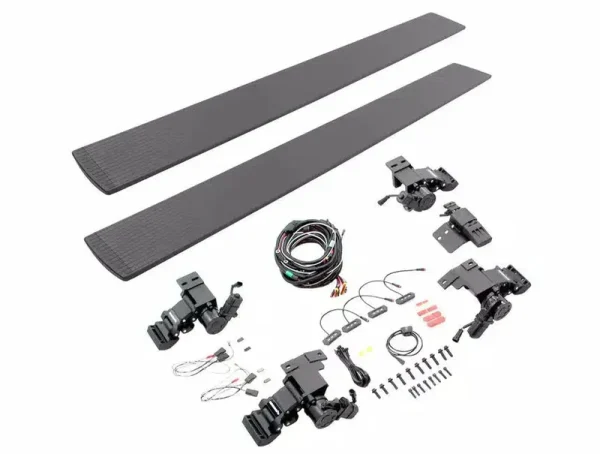 Alternative view of Go Rhino E1 Electric Running Boards (Ram TRX / RHO)