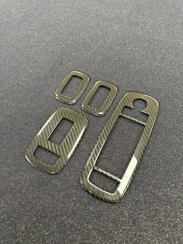 Carbon Fiber Window Switch Bezel Covers (Ram TRX / RHO) - Image 4