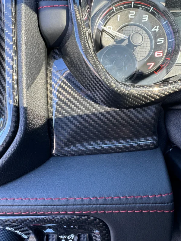 Alternative view of Carbon Fiber Driver Side Dash Panel Cover (Ram TRX / RHO)