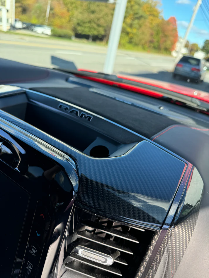 Uconnect Carbon Fiber Top Trim Panel (Ram TRX / RHO) - Image 2