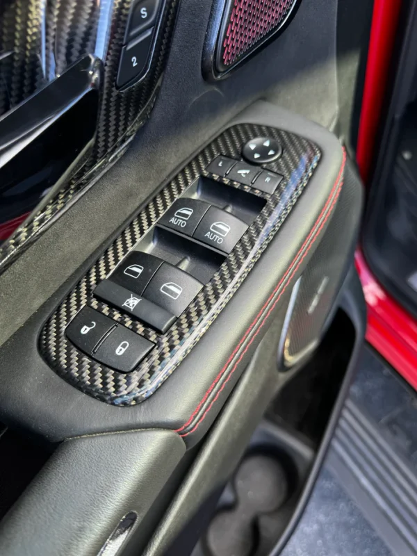 Carbon Fiber Window Switch Bezel Covers (Ram TRX / RHO)