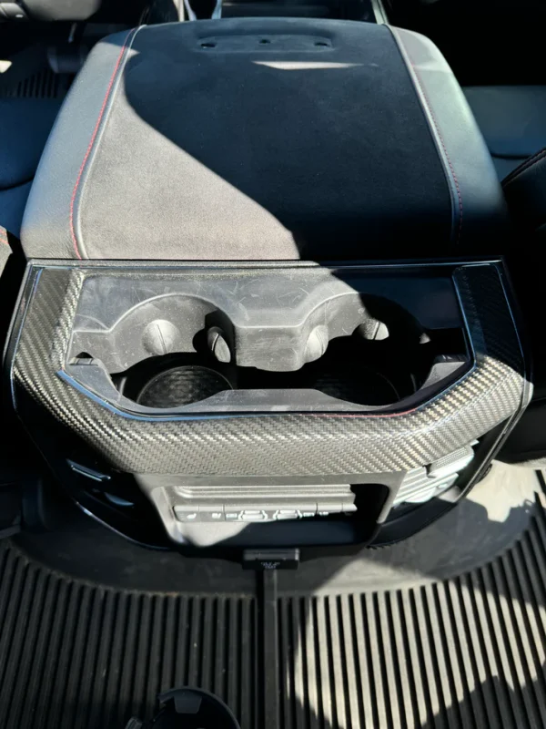Carbon Fiber Rear Cupholder Cover (Ram TRX / RHO) - Image 7