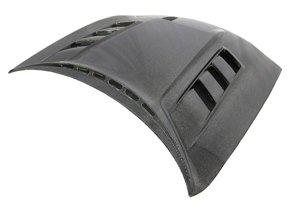 Alternative view of VIS Racing Terminator Carbon Fiber Hood (Charger 2015-2023)