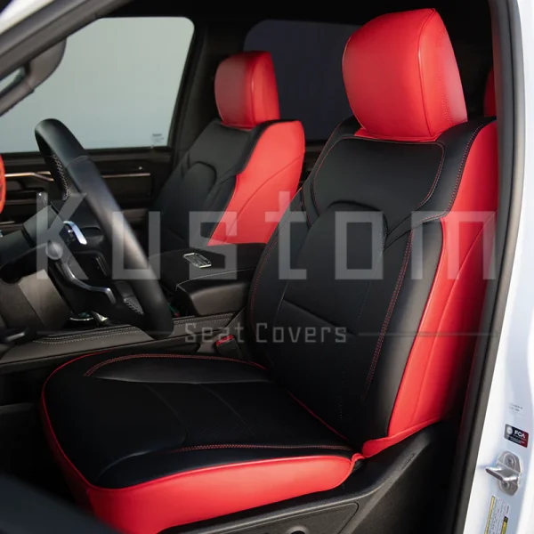 Kustom Interior Premium Leather Seat Covers Kit (Ram TRX / RHO) - Image 14