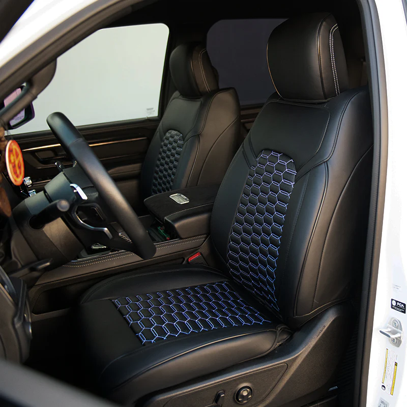 Kustom Interior Premium Leather Seat Covers Kit (Ram TRX / RHO