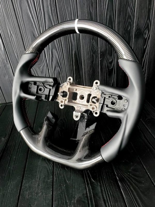 Ram TRX Steering Wheel Gloss Carbon Fiber w/ Napa Leather - Image 8
