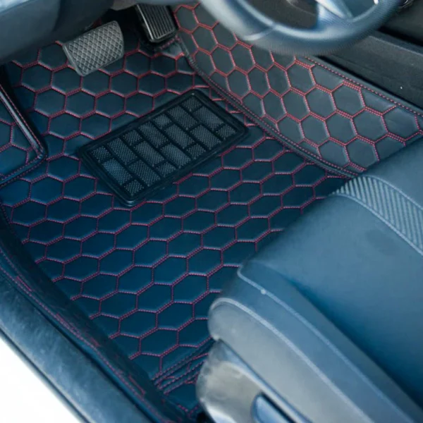 Kustom Interior Honeycomb Leather Floor Mat (Ram TRX) - Image 7