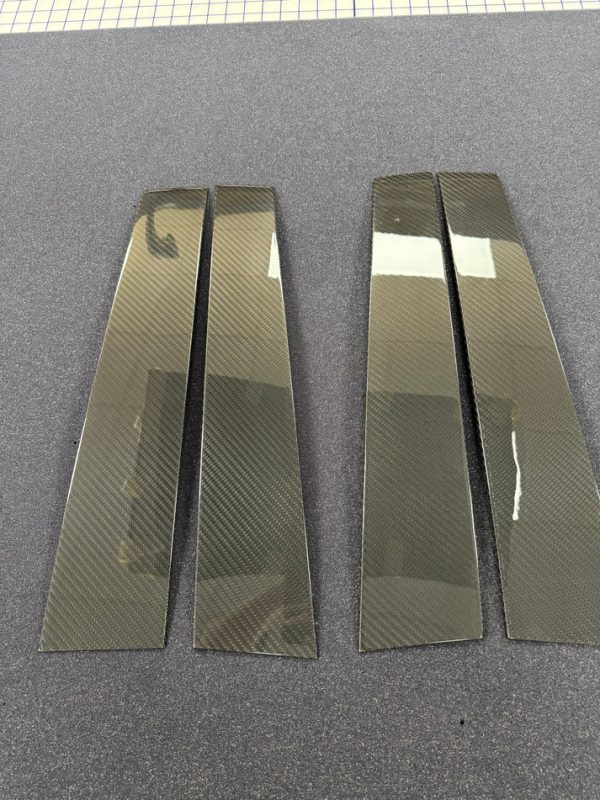 Carbon Fiber Exterior Window Pillar Covers (Ram TRX / RHO)