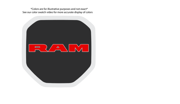 Ram Shield tailgate badge