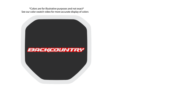 Back Country Shield tailgate badge