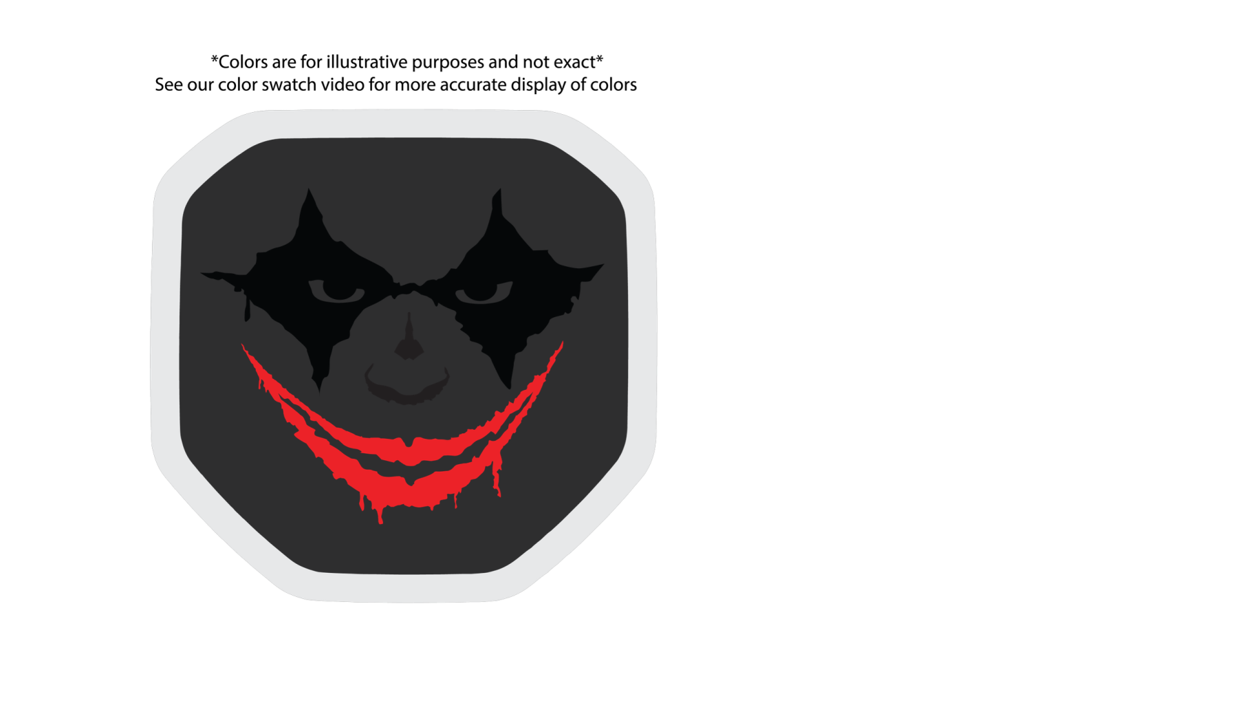 Joker Shield tailgate badge