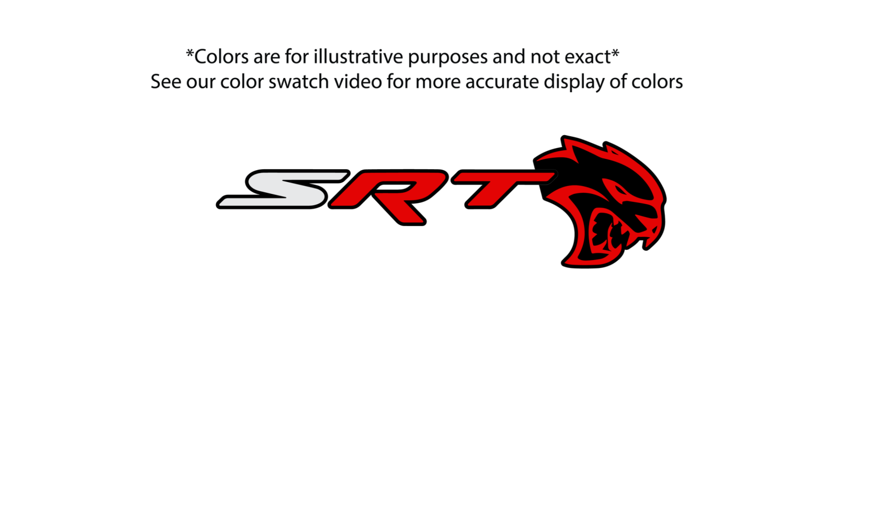 SRT Hellcat decklid spolier badge