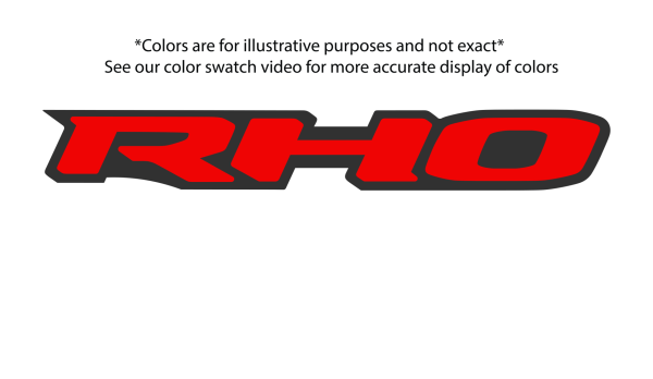 RHO Tailgate replacement badge