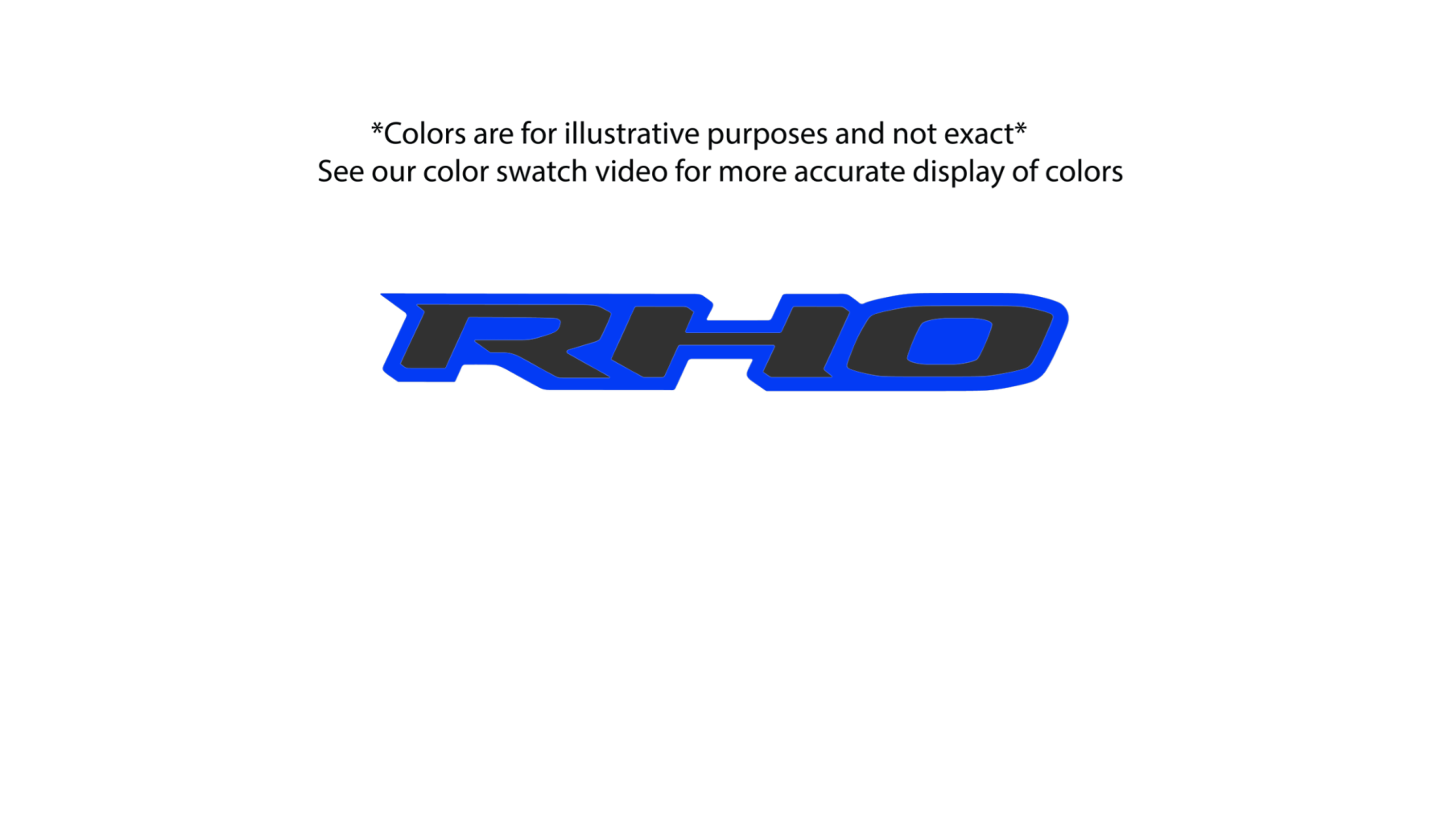 RHO OEM style badge