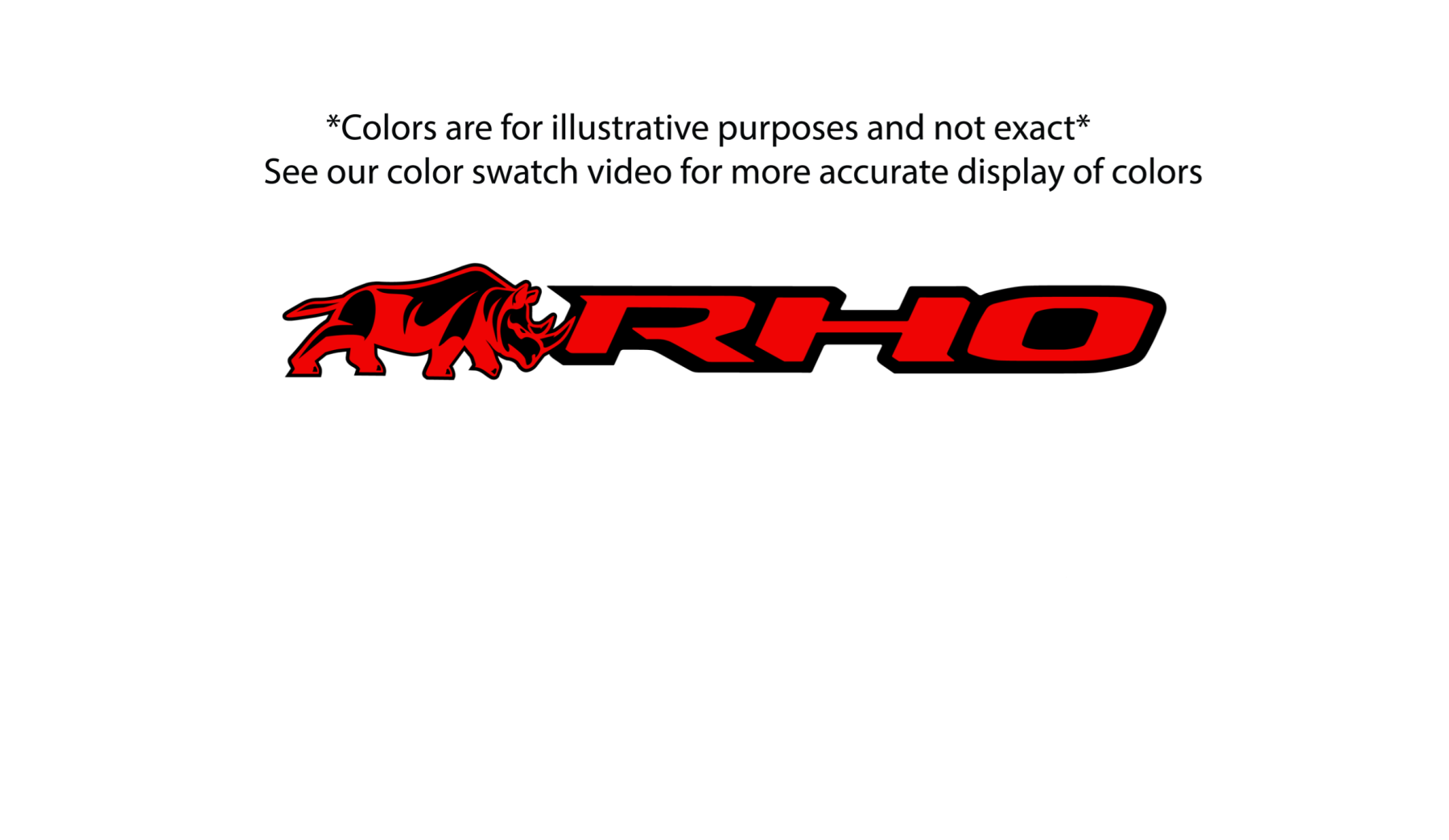 OEM style RHO/Rhino combo badge