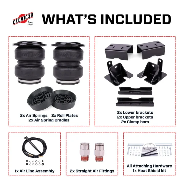 Air Lift Loadlifter 5000 Ultimate Air Spring Kit w/ Internal Jounce (Ram TRX / RHO) - Image 8
