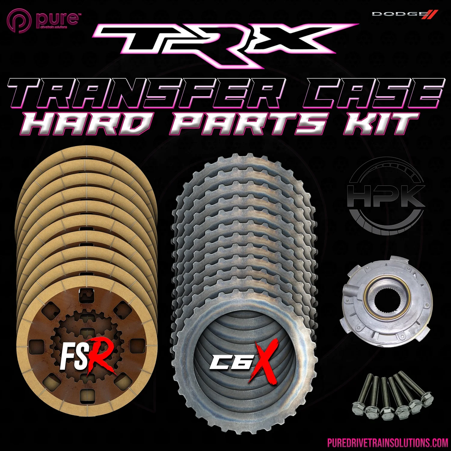 Pure Drivetrain Solutions Transfer Case - Hard Parts Kit