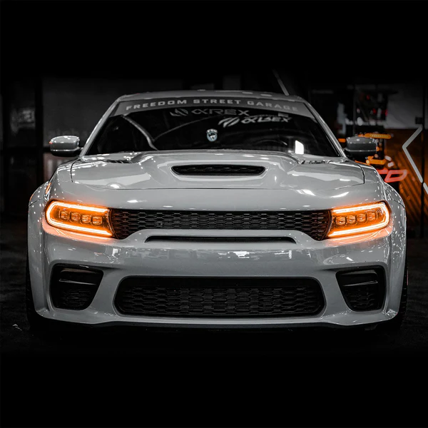 ALPHAREX NOVA-Series LED Projector Headlights Alpha-Black (Charger 2015-2023)