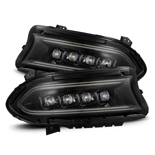 Alternative view of ALPHAREX NOVA-Series LED Projector Headlights Alpha-Black (Charger 2015-2023)