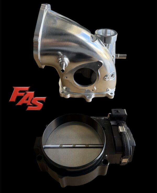 2.7L Hellcat 130mm Billet Supercharger Snout & Throttle Body (FAS Motorsports) - Image 5