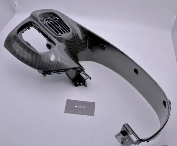 Alternative view of Carbon Fiber Gauge Cluster Panel (10th Gen Ford F150 Lightning / Harley)