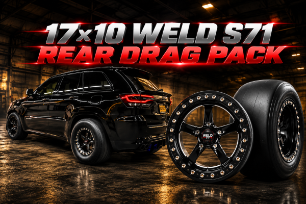17x10 Weld S71 Drag Pack (Jeep/Durango) Rear