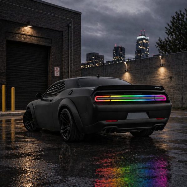 Lighting Trendz 2015-2024 Dodge Challenger Pre-Built HRS Flow Series Tail Lights - Image 6