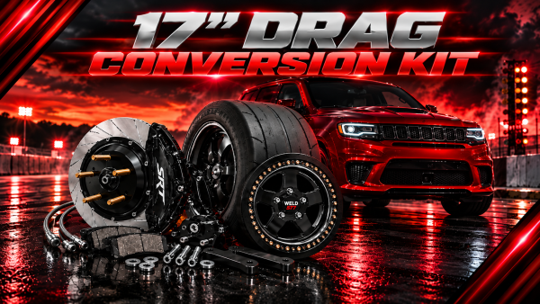 17" Drag Conversion Kit (Jeep/Durango) Front and Rear