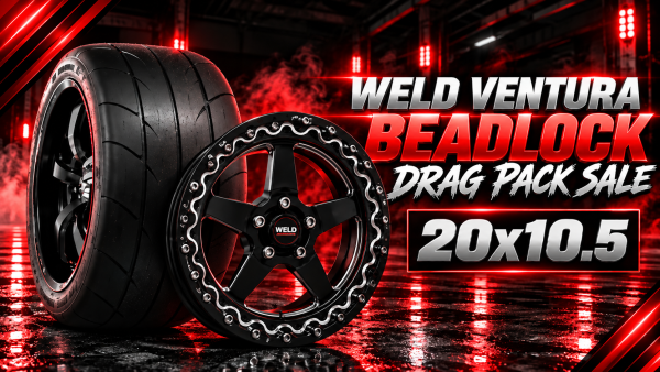 20x10.5 Weld Ventura Drag Pack Beadlock Special (Jeep / Durango)