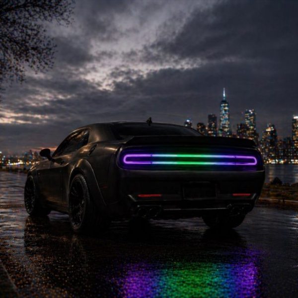 Lighting Trendz 2015-2024 Dodge Challenger Pre-Built HRS Flow Series Tail Lights - Image 2