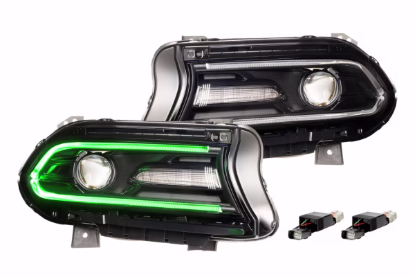 Alternative view of Morimoto 15-23 Dodge Charger XRGB LED Headlights