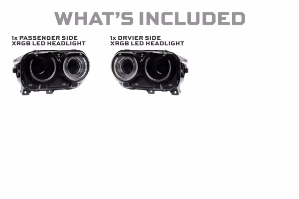MORIMOTO 15-23 Dodge Challenger XRGB LED Headlights - Image 4