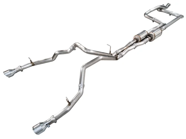 Alternative view of AWE 0FG Catback Exhaust for RAM RHO