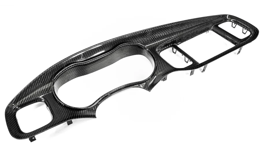 TRUEFIBER 2015-2022 Charger Carbon Fiber LG572 2-Piece Instrumental Cluster Bezel - Exclusive