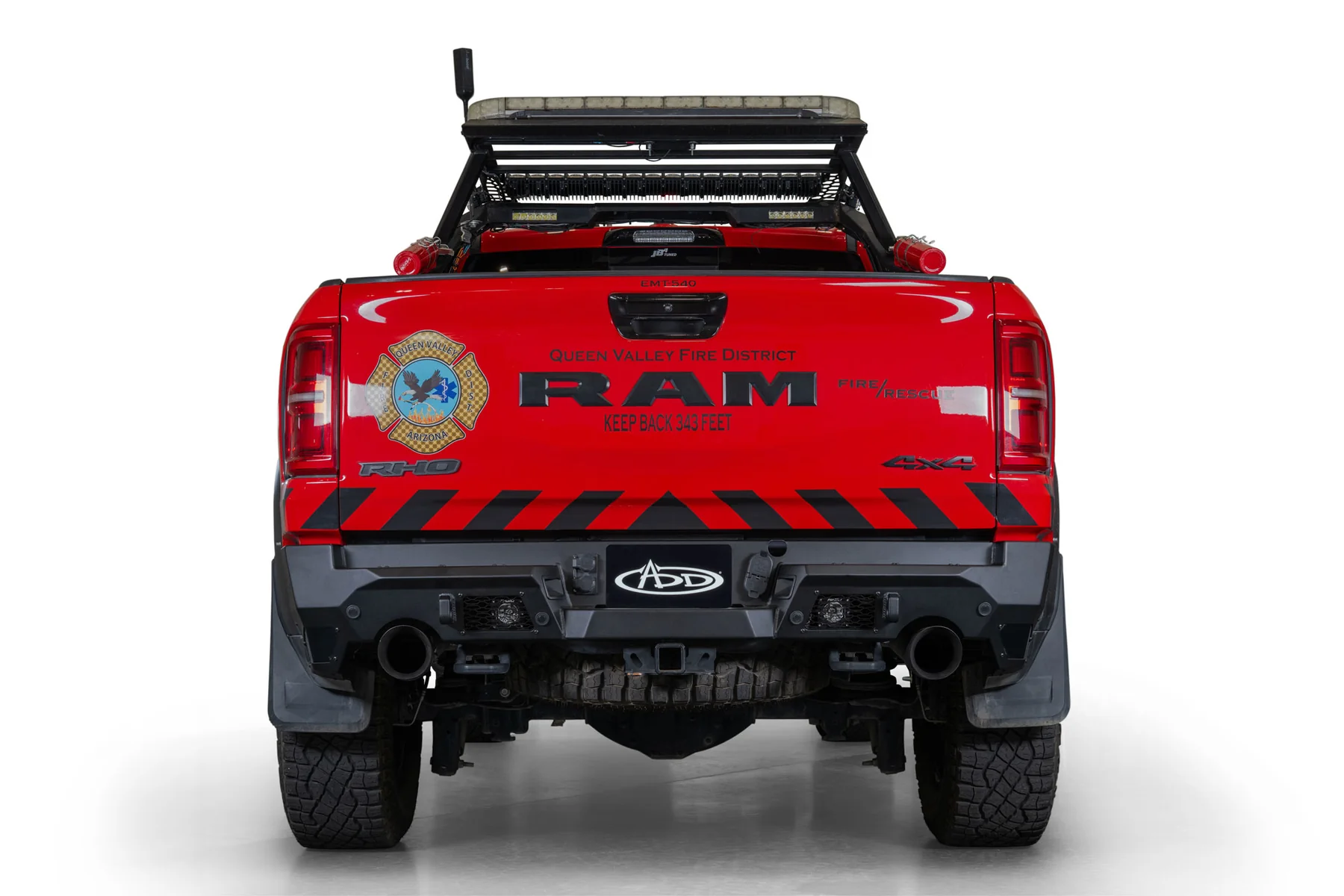Addictive Desert Designs Stealth Fighter Rear Bumper (Ram RHO 2025+)