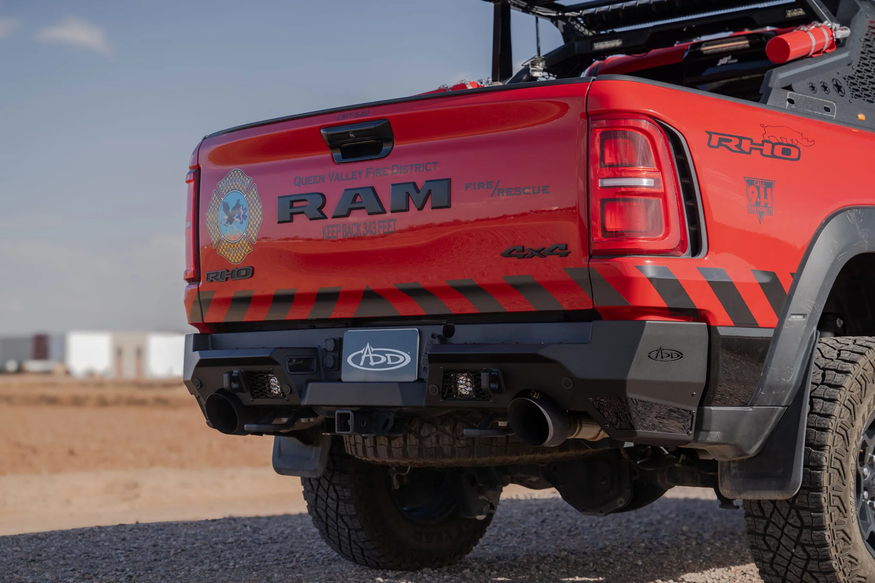 Addictive Desert Designs Stealth Fighter Rear Bumper (Ram RHO 2025+) - Image 9
