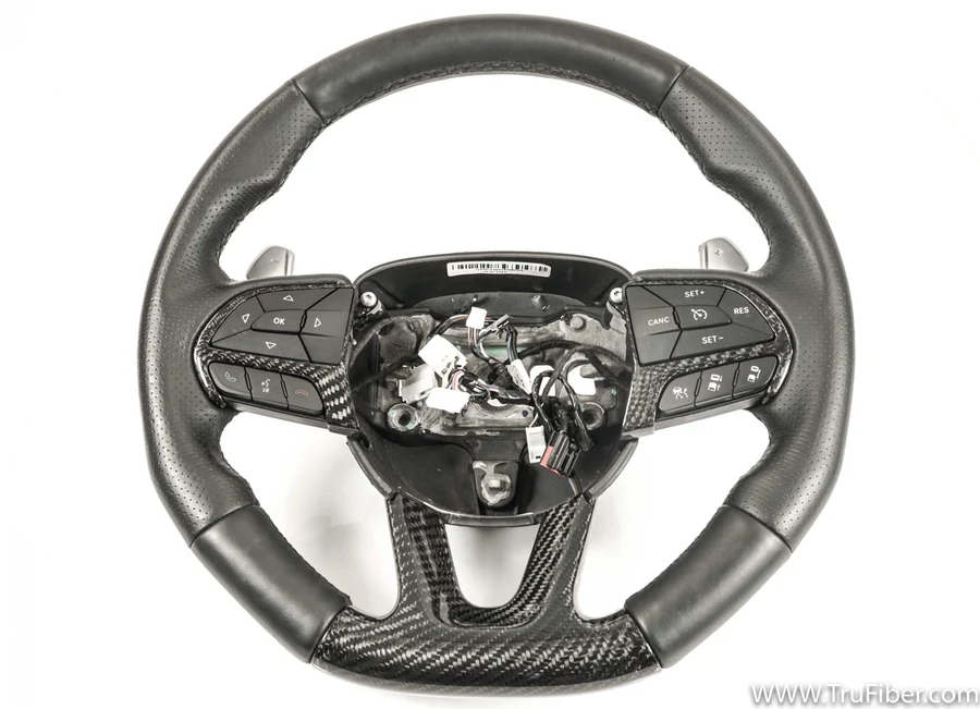 TRUEFIBER 2015-2022 Mopar Carbon Fiber LG492 Steering Wheel Trim Inserts - EXCLUSIVE - Image 2