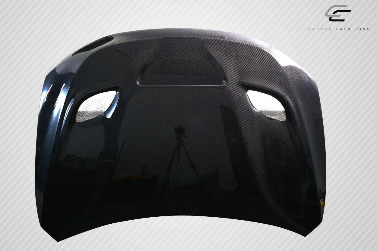 Carbon Creations SRT Hellcat Look Hood (Dodge Durango 2011+) Carbon Fiber - Image 3