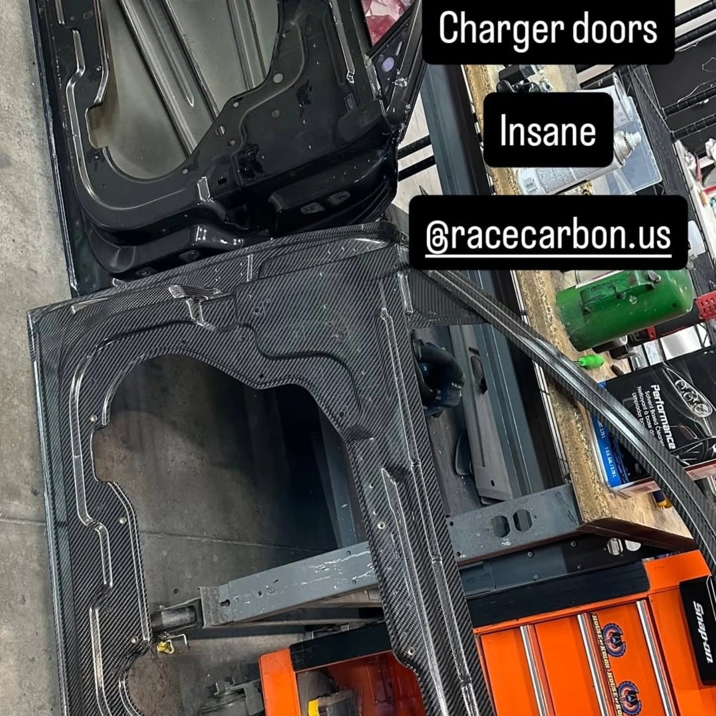 Carbon Fiber Doors (Dodge Charger) RACECARBON - Image 4