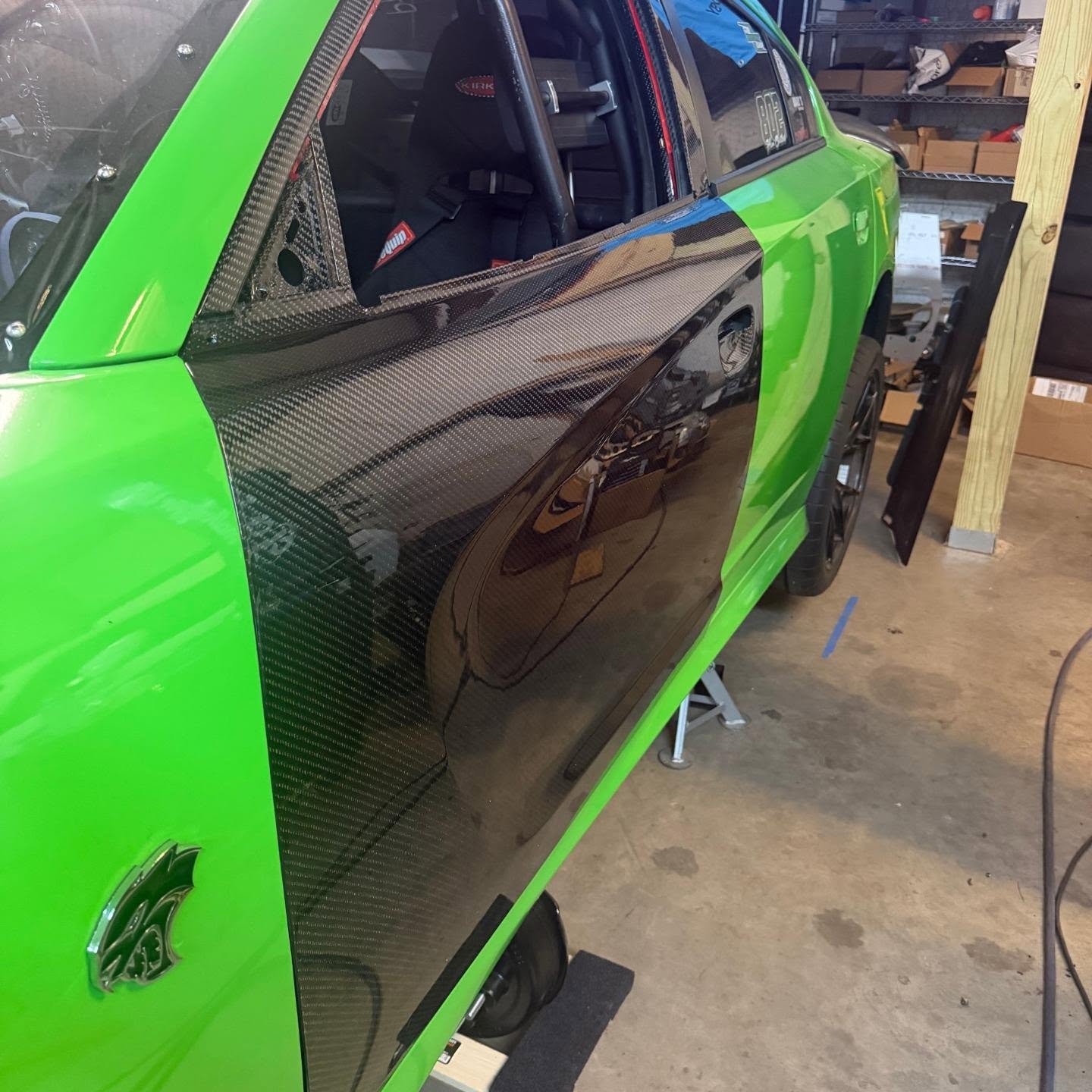 Carbon Fiber Doors (Dodge Charger) RACECARBON - Image 2