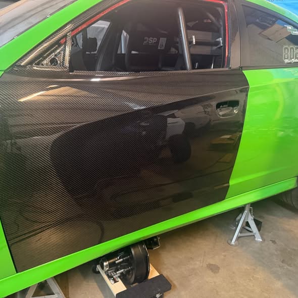 Carbon Fiber Doors (Dodge Charger) RACECARBON - Image 3