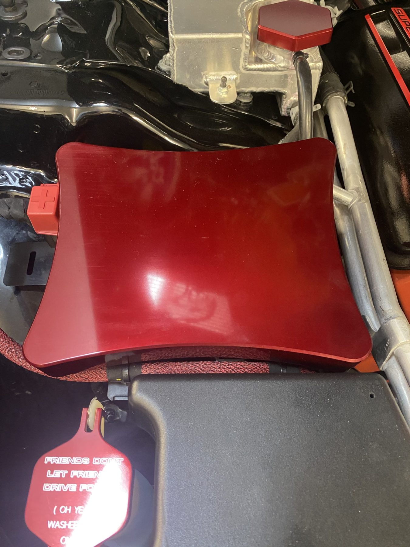 TBA Machine Billet Fuse Box Cover (Hellcat/Demon)