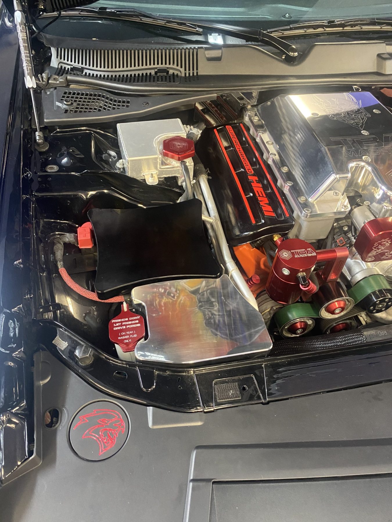 TBA Machine Billet ABS Cover (Hellcat/Demon)